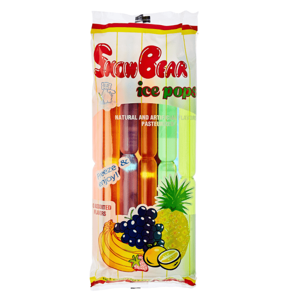 Snow Bear Ice Pops 10 Pack 880ml