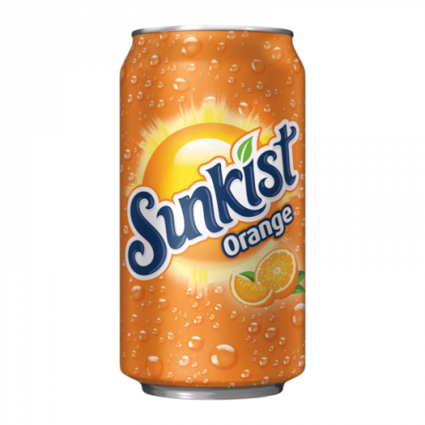 Sunkist Orange Soda Can 12oz/355ml