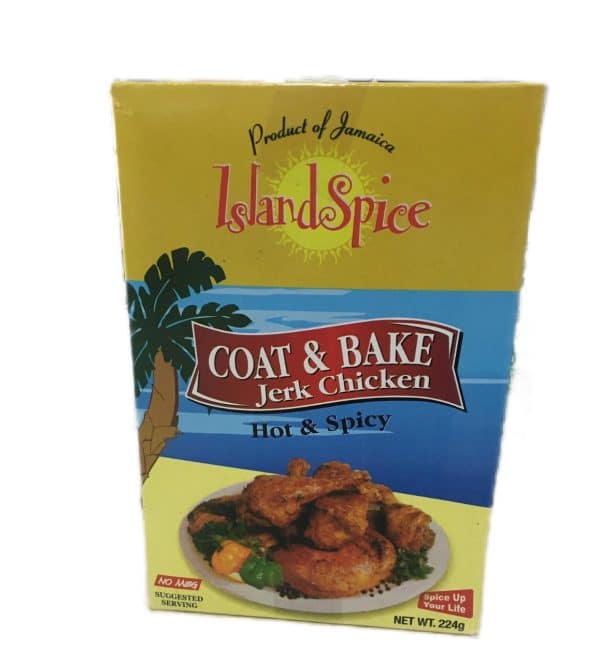 Island Coat & Bake Jerk Chicken, Hot & Spicy Season 224g