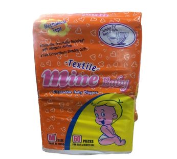 Medium Mine Diaper 60 Pieces