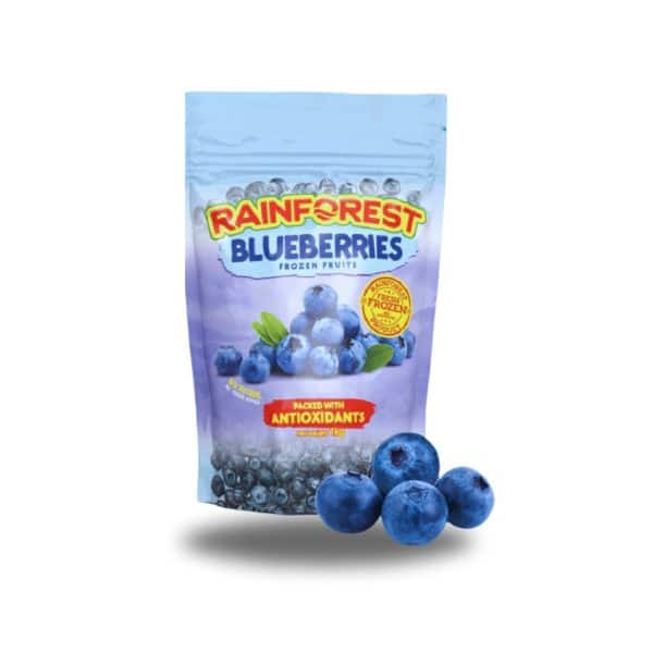 Rainforest Frozen Fruit- Blueberry 500g