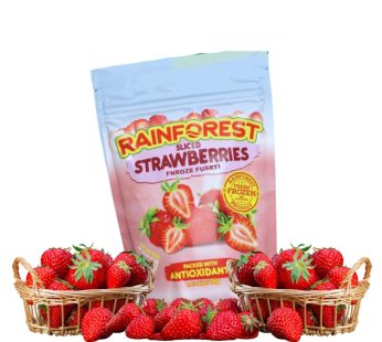 Rainforest Sliced Strawberries Frozen Fruits 1KG