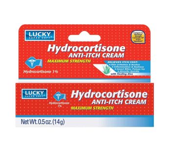 Lucky Hydrocortisone Anti-Itch Cream Maximum Strength 14g