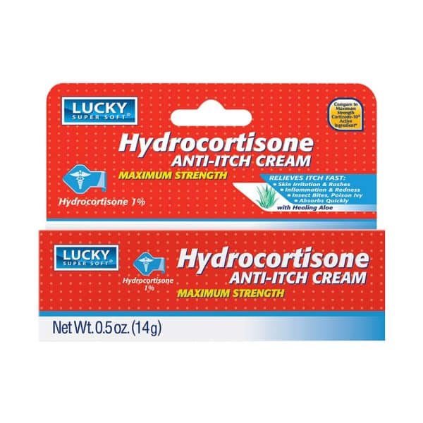 Lucky Hydrocortisone Anti-Itch Cream Maximum Strength 14g