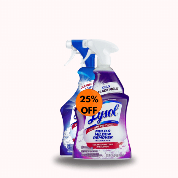 Lysol Mold & Mildew + Bathroom Foamer 32oz 2 Pack 25% off