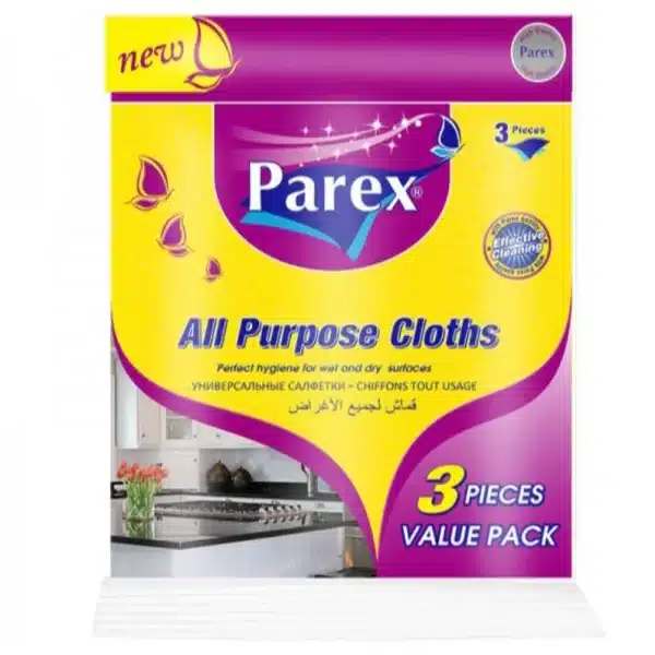 Parex All Purpose Cleaning Cloths Unscented 3 Pieces