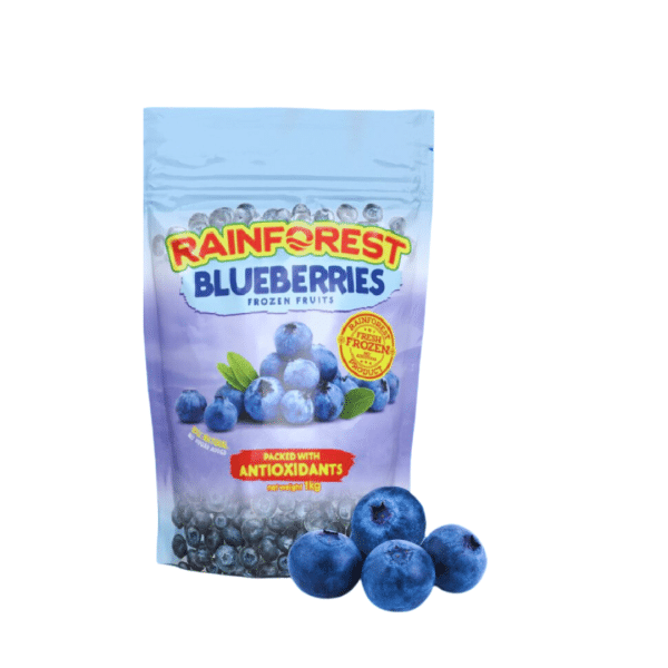 Rainforest Frozen Fruit- Blueberry 1kg