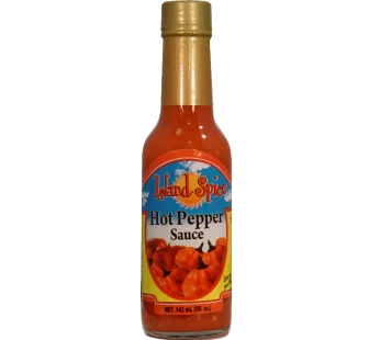 Island spice Hot Pepper Sauce 5oz