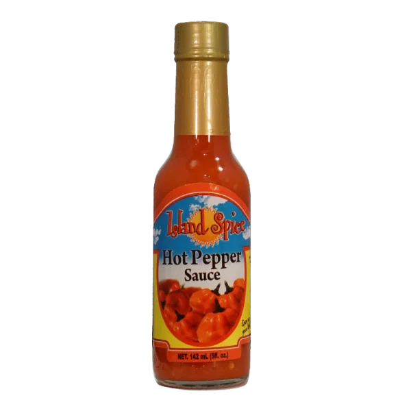 Island spice Hot Pepper Sauce 5oz