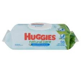 Huggies Natural Care Baby Wipes (56pk) with Cucumber and Green Tea