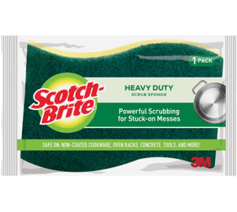 Scotch Brite Heavy Duty Scrub Ponge 1pk