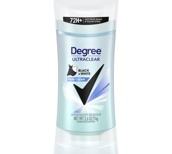 Degree Ultraclear Women 72H Deodorant 2.6oz