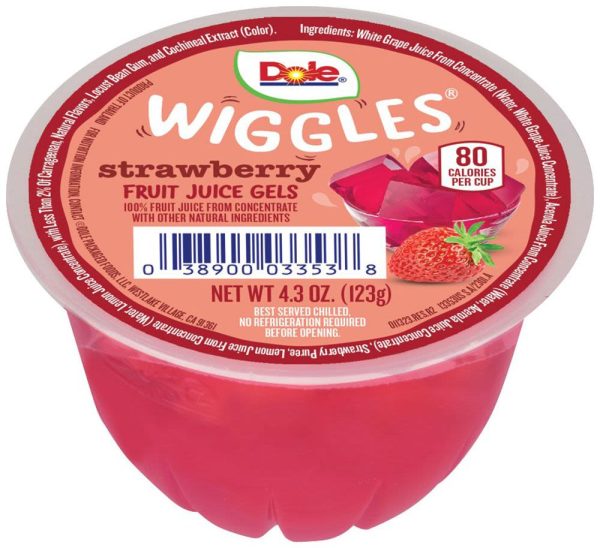 Dole Strawberry Fruit Juice Gels 4.3oz