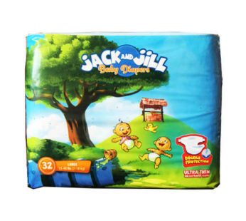 Jack and Jill Diaper Large 32s