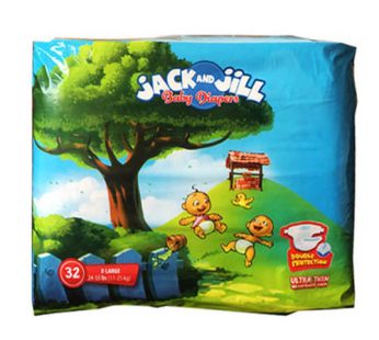 Jack and Jill Diaper XL 32s