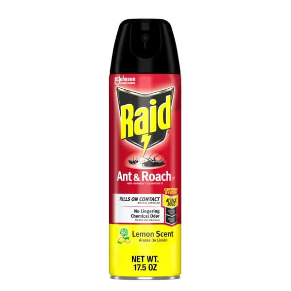 Raid Ant & Roach Killer Fragrance Free Twin Pack 17.5oz