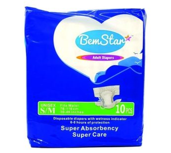 Bemstar Adult Diaper Small/Medium 10pcs