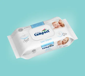 Ultra Compact Sensitive Baby Wet Wipes 72pcs (12/cs)