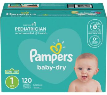 Pampers Baby Dry Size 1 (120 Diapers)