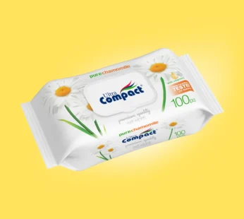 Ultra Compact Pure Chamomile Wet Wipes 100pcs (12/cs)