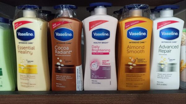 Vaseline Body Lotion Assorted 600ml